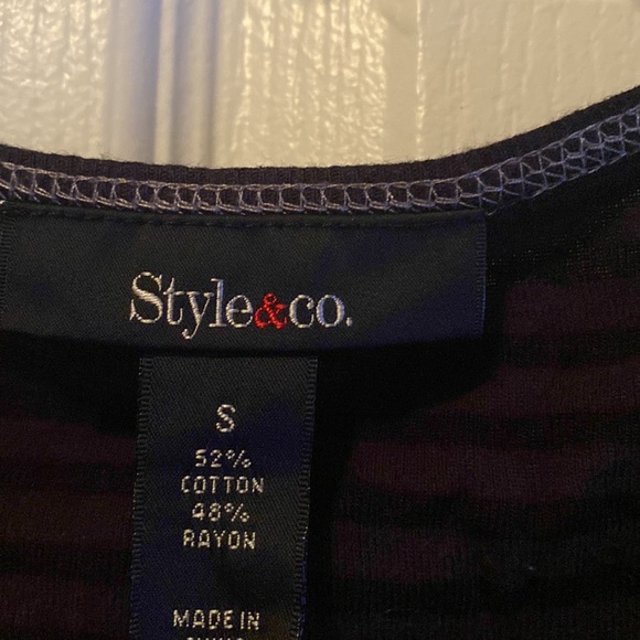 Bedazzled skull striped tee - Picture 3 of 3